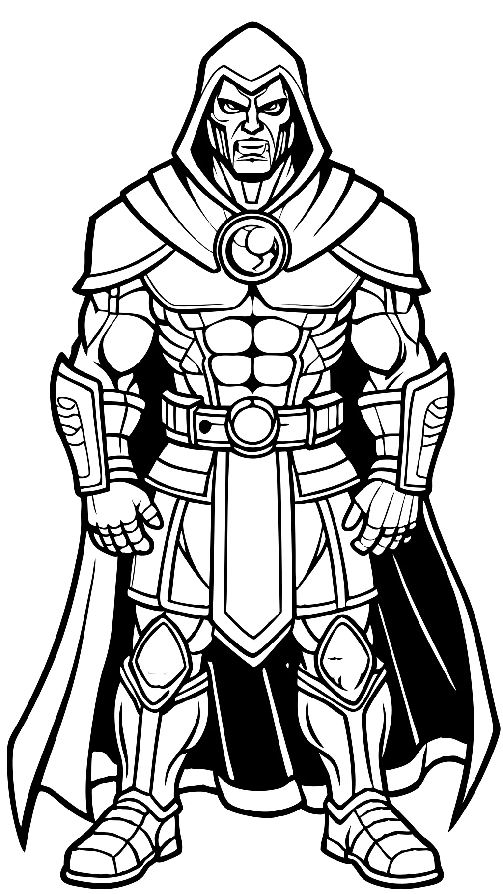 dr doom coloring pages